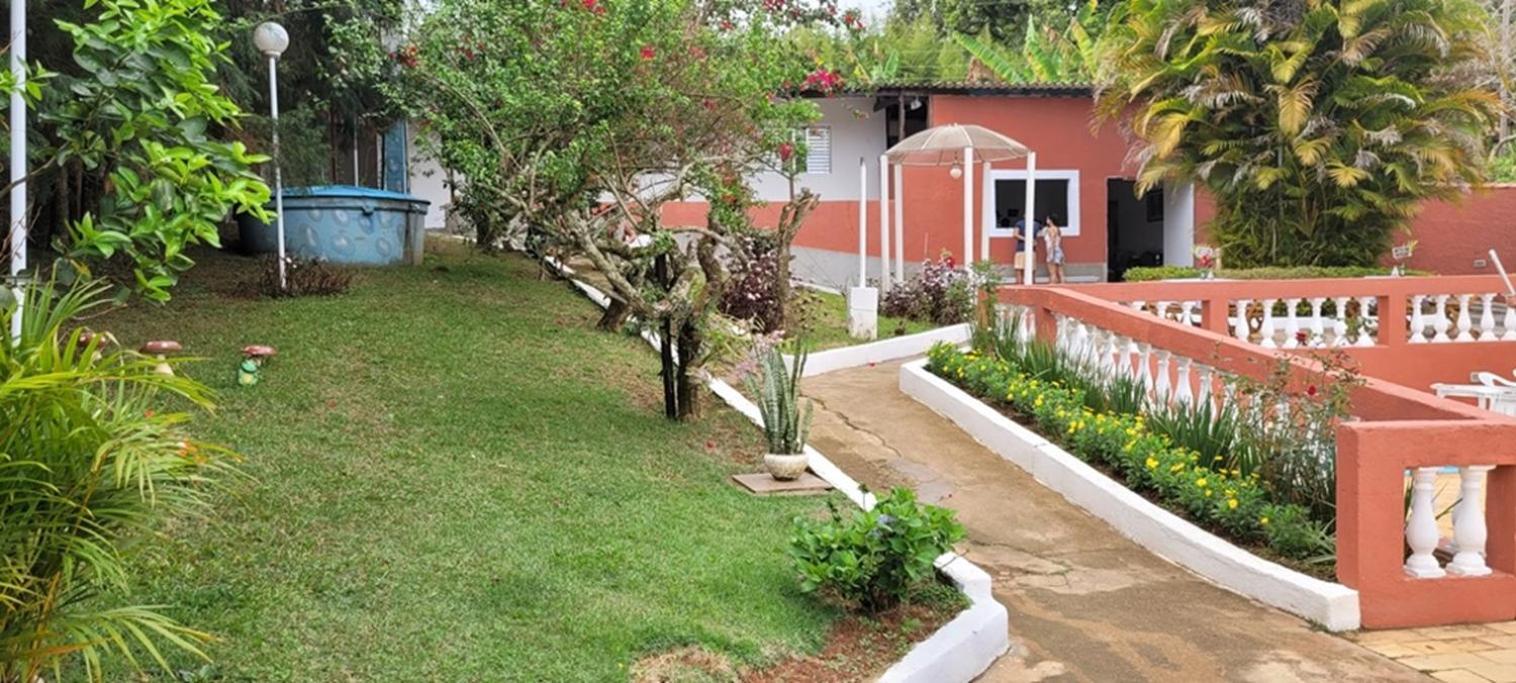 Linda Chacara Com Piscina Churrasqueira E Wi-Fi Mairinque Exteriör bild