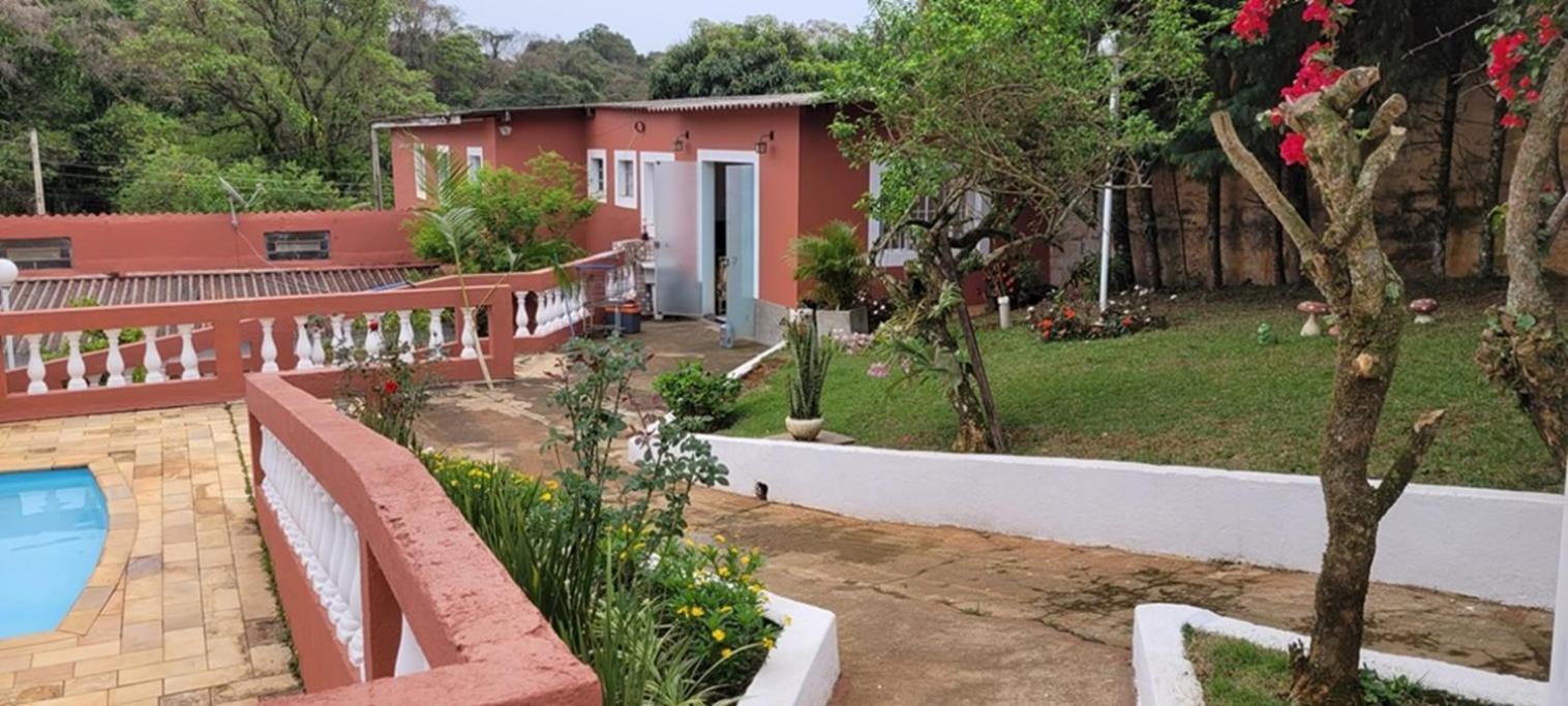 Linda Chacara Com Piscina Churrasqueira E Wi-Fi Mairinque Exteriör bild