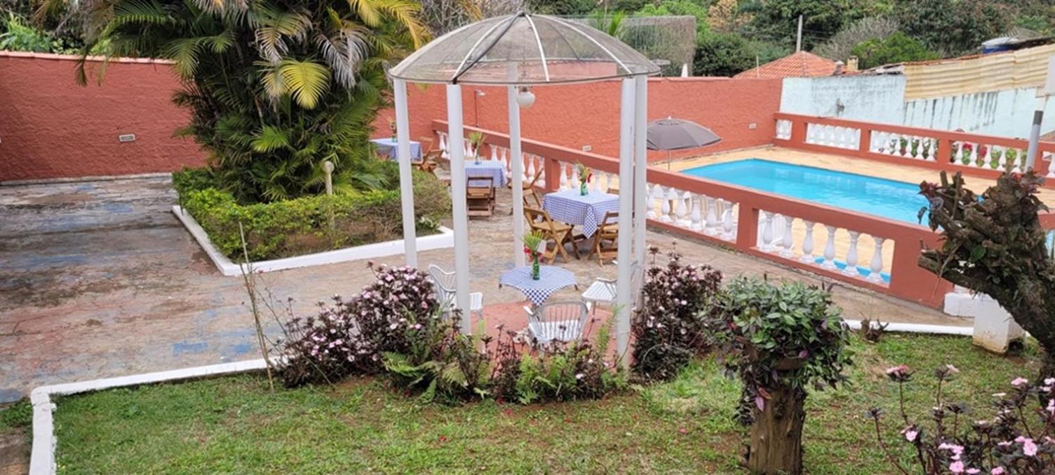 Linda Chacara Com Piscina Churrasqueira E Wi-Fi Mairinque Exteriör bild